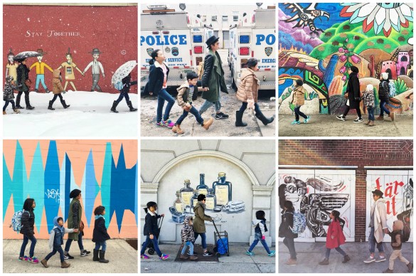 Mengisi bulan-bulan pertama di NY dengan berkeliling. Salah satu yang menarik perhatian kami (dari sekian banyak hal lainnya yang juga sangat menarik!) adalah: mural dan street art di kota ini.