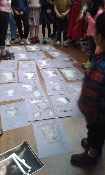 Hasil Menggambar Anak-anak di National Gallery